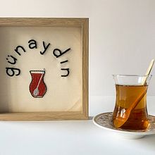 Günaydın - Saying good morning in Turkish. Un projet de Broderie, Artisanat , et Art textile de Anastasia Papathanaki - 22.09.2024