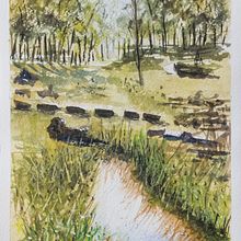 Mi proyecto del curso: Paisajes naturales en acuarela. Un progetto di Belle arti, Pittura e Pittura ad acquerello di Oscar Laguzzi - 01.09.2024