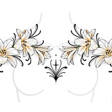 Meu projeto do curso: Design de tatuagem botânica com Procreate. Un progetto di Illustrazione botanica, Illustrazione digitale, Illustrazione tradizionale e Design di tatuaggi di Daniela Demori - 24.09.2024