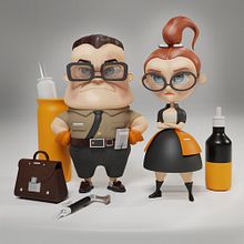 My project for course: Professional Modeling of 3D Cartoon Characters. 3D, Character Animation, Character Design, 3D Modeling, 3D Character Design, and 3D Design project by Svetlana Yeranosyan - 09.24.2024