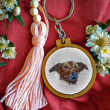 Meu projeto do curso: Acessórios bordados: miniaturas de animais com needle painting. Embroider, Jewelr, and Design project by eduardoandrep - 09.22.2024