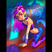 Mi proyecto del curso: Ilustración digital de personajes manga. Design de personagens, Comic, Ilustração digital, Ilustração tradicional, e Mangá projeto de frightbat - 25.09.2024