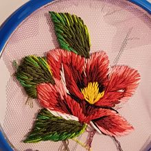 Il mio progetto del corso: Ricamo freestyle su tulle per principianti. Un progetto di Design di accessori, Illustrazione botanica, Ricamo e Textile Design di dibernardoanna - 25.09.2024