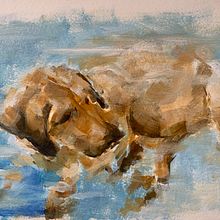 Labrador. Traditional illustration project by Laura Poletti - 09.25.2024