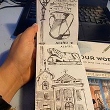 My project for course: Illustrated Diary: Fill Your Sketchbook with Experiences. Drawing, Traditional illustration, Ink Illustration, Sketchbook, and Sketching project by natnathi2 - 09.25.2024