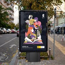 E-Biblio, Ministry of Culture of Spain. Un proyecto de Ilustración digital de Sandra Rilova - 26.09.2024
