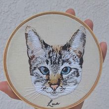 Bordado de Pet Realista. Embroider project by Aline Munhoz de Lima Leal - 09.26.2024