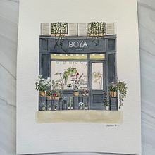 My project for course: Watercolor Urban Illustration: Portray your City. Un proyecto de Ilustración arquitectónica, Dibujo, Pintura y Pintura a la acuarela de Christine Kim - 26.09.2024