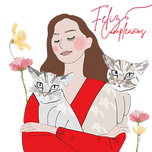 POSTAL DE CUMPLEAÑOS . Traditional illustration project by Michelle ML - 09.04.2024