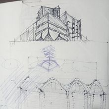 Mi proyecto del curso: Sketching diario para arquitectos. Architectural Illustration, Architecture, Drawing, and Sketching project by Carlos PC - 09.26.2024
