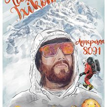 Alex Txikon. Un proyecto de Ilustración digital de Ainhoa Caporossi - 27.09.2024