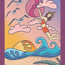 Mój projekt z kursu: Ilustracja retro: od ołówka do narzędzi cyfrowych Ein Projekt aus dem Bereich Digitale Zeichnung, Digitale Illustration und Traditionelle Illustration von Iwona - 17.09.2024