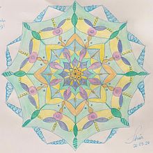 Meu projeto do curso: A arte de desenhar mandalas: crie padrões geométricos. Drawing & Ink Illustration project by Thais Milena - 09.27.2024