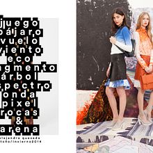 Colección Otoño/Invierno14. Fashion Design, Textile D, eing, Textile Printing, and Shoe Design project by Alejandra Quesada - 09.28.2024