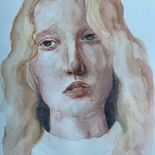 Mi proyecto del curso: Cuaderno de retratos en acuarela Ein Projekt aus dem Bereich Porträtzeichnung, Malerei, Aquarellmalerei und Sketchbook von Maríapaula Herrera - 28.09.2024