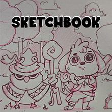Kú and Joy. Un proyecto de Diseño de personajes, Dibujo, Dibujo a lápiz, Sketchbook y Bocetado de jassooh - 25.09.2024