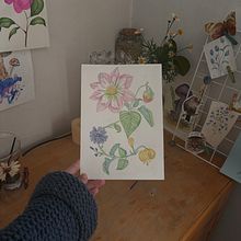 My project for course: Realistic Watercolor for Botanical Compositions. Projekt z dziedziny R, sunek botaniczn,  R, sunek, Trad, c, jna ilustracja,  Malarstwo i Malowanie akwarelą użytkownika Esperanza Morales - 25.09.2024
