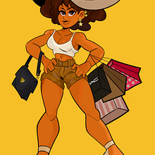 Mi proyecto del curso: Pintura digital de personajes: ilustra con luz y color. Un progetto di Character design, Illustrazione digitale, Pittura digitale e Disegno di erikareyes770 - 29.09.2024