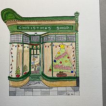 My project for course: Watercolor Urban Illustration: Portray your City. Architectural Illustration, Drawing, Painting, and Watercolor Painting project by markoschris - 09.29.2024