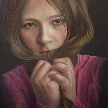 Mon projet du cours : Portrait réaliste à la craie pastel. Fine Arts, Drawing, Portrait Drawing, Realistic Drawing, and Traditional illustration project by alain Masset - 09.29.2024
