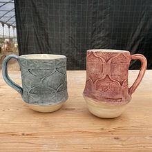 Stamp Making for morning tea mug. Arts, Crafts, Ceramics, Decoration, DIY, and Fine Arts project by cafshill5 - 09.26.2024