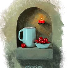 Mi proyecto del curso: Introducción a la pintura digital . Arte plastice, Desen digital, Ilustrație digitală, Pictura și Pictură digitală de Teresa Canal - 09.29.2024