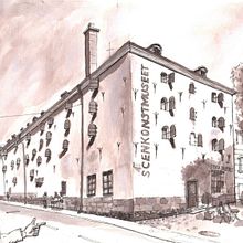 THE PERFORMING ARTS MUSEUM .Stockholm. Un progetto di Illustrazione architettonica, Disegno, Illustrazione con inchiostro, Sketchbook e Bozzetti di PACO RODRIGUEZ - 29.09.2024