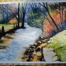 Mi proyecto del curso: Pintura de paisajes realistas con acuarela . % ceballoscindy10 tarafından hazırlanan Doğalcı İllüstras, on, Sulubo, Ve a Resim projesi - 09.30.2024