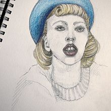 My project for course: Portrait Sketchbooking: Explore the Human Face. Artistic Drawing, Drawing, Portrait Drawing, Sketchbook, and Sketching project by Kristi Robertson - 10.16.2024