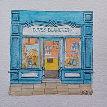 Mon projet du cours : Illustration urbaine à l'aquarelle : peignez votre ville. Un progetto di Illustrazione architettonica, Disegno, Pittura e Pittura ad acquerello di Christine Lhuillery - 30.09.2024