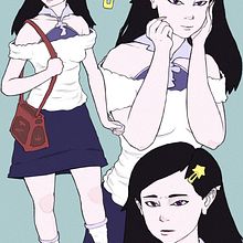 Character sheet de Haruko, uno de los personajes de mi manga . Un proyecto de Diseño de personajes de Enrique Galindo - 02.10.2024