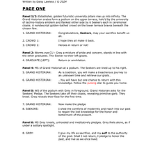 'The Seeker' Comic . Een project van Stripboek, Creatief schrijven, Fictie schrijven, Verhaallijn, Script, Stor, board, Stor y telling van cdaisylawless - 01.10.2024