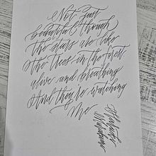 My project for course: Modern Calligraphy: Creating Expressive Letterforms. Projekt z dziedziny  Kaligrafia,  Pismo dekorac, jne, T i pografia użytkownika Lucaci Andreea - 02.10.2024