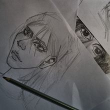 My project for course: Artistic Portrait Drawing: Capture Authentic Expressions. Un progetto di Disegno artistico, Disegno, Disegno anatomico, Belle arti, Illustrazione tradizionale, Disegno a matita, Disegno di ritratti, Disegno realistico e Bozzetti di amanhansda9 - 02.10.2024