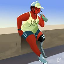 Mon projet du cours : Création de personnages captivants et dynamiques. Character Design, Digital Drawing, Digital Illustration, and Traditional illustration project by Dan MIHINDOU MIHINDOU - 10.03.2024