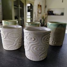 Mein Abschlussprojekt für den Kurs: Stempelherstellung für strukturierte Keramik. Arts, Crafts, Ceramics, Decoration, DIY, and Fine Arts project by namike - 10.03.2024