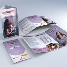Centro de Información a la Mujer (CIM). Design, Advertising, Br, ing, Identit, Editorial Design, and Graphic Design project by hajar Dai - 10.03.2024