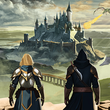 Ilustración para el video juego Power Quest. Traditional illustration project by feeel_11988 - 04.06.2024