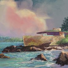 Journey to an Unknown Place: my project for Reimagine Your Surroundings. Digital Drawing, Digital Illustration, and Digital Painting project by Cher Cowan - 10.03.2024