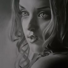 Mi segundo dibujo del curso "Retrato realista con lápiz de grafito". Pencil Drawing project by Carlos Galicia - 10.03.2024