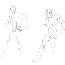 Il mio progetto del corso: Illustrazione per fumetti: anatomia di un supereroe. Un projet de Illustration traditionnelle, Conception de personnages, Bande dessinée, Dessin au crayon , et Dessin anatomique de Andrea Crifò Ceraolo - 03.10.2024