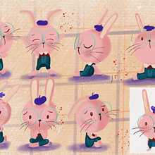 My project for course: Picturebook Character Illustration with Procreate l. Projekt z dziedziny Ilustracje dla dzieci, Ilustracja c, frowa, Trad, c, jna ilustracja, Projektowanie postaci i Narracja użytkownika simeibecker - 04.10.2024