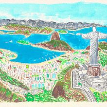 Mein Abschlussprojekt für den Kurs: Malerisches Skizzenbuch mit Gouache. Sketching, Drawing, Traditional illustration, Architectural Illustration, Sketchbook, and Gouache Painting project by julianamestico - 10.04.2024