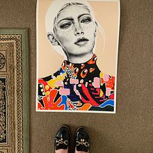 My project for course: Portrait with Pencil, Color Techniques and Photoshop. Fine Arts, Portrait Drawing, Traditional illustration, Digital Illustration, Drawing, and Pencil Drawing project by mareealdred - 10.25.2022