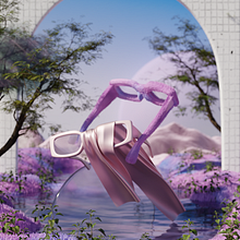 Glasses scene. 3D, and 3D Modeling project by Marina Zhytna - 10.05.2024