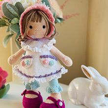 Mi proyecto del curso: Elaboración de muñecas amigurumi románticas. Projekt z dziedziny Amigurumi, Craft, Sz, dełkowanie,  Tkactwo, Wzornictwo tekst, liów i Projektowanie zabawek użytkownika Gris López - 29.09.2024