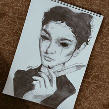 Mi proyecto del curso: Diseño de tatuajes Blackwork. Un projet de Conception de tatouage, Illustration traditionnelle et Illustration numérique de Andrick Gonzalez - 04.10.2024