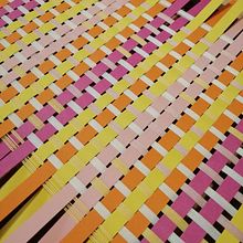 Mein Abschlussprojekt für den Kurs: Weben: Experimentieren mit Farben, Mustern und Materialien . Een project van Craft, Textiel,  Interieur, Textielontwerp, Weven y Meubelontwerp en -bouw van Beate Rosch - 05.10.2024