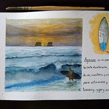 Mi proyecto del curso: Cuaderno de viaje en acuarela. Projekt z dziedziny Trad, c, jna ilustracja, Malowanie akwarelą, Sketchbook, Sketching, R i sunek ołówkiem użytkownika jlozano_torres - 05.10.2024