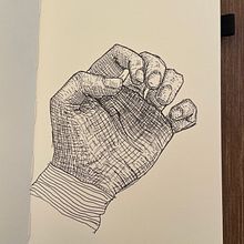 Mein Abschlussprojekt für den Kurs: Zeichentechnik für Anfänger: Trainiere deine Beobachtungsgabe. Drawing, Ink Illustration, Sketchbook, Pencil Drawing, and Sketching project by janina_hoping - 10.06.2024